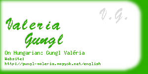 valeria gungl business card